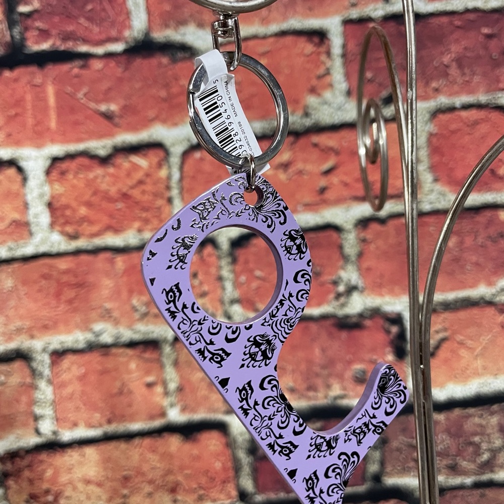 Disney Parks Haunted Mansion Wallpaper Keychain - Picture 2 of 2